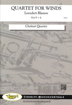 画像1: クラリネット４重奏楽譜　カルテット　作曲：L.ブラオウ　【2017年8月取扱開始】 