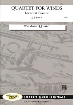 画像1: 木管４重奏楽譜　カルテット　作曲：L.ブラオウ 【2017年8月取扱開始】 