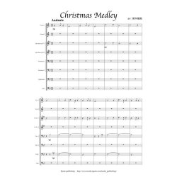 画像1: ティーダキッズ金管8重奏楽譜　クリスマス・メドレー　編曲：束科積夷　【2017年10月取扱開始】