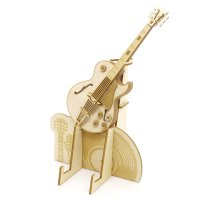【お取り寄せ対応商品】KIGUMI)　木製パズル　ギター　マルチスタンド　【2020年1月取扱開始】