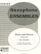 サックス6重奏楽譜  Poem and Dance／ポエムとダンス 作曲：Leroy Ostransky／ルロイ・オストランスキー　【2024年１月価格改定】