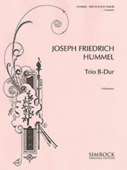画像1: クラリネット3重奏楽譜　Trio B-Dur／トリオ 変ロ長調 　作曲：Joseph Friedrich Hummel／ヨーゼフ・フリードリヒ・フンメル　【2020年8月取扱開始】