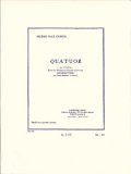 サックス4重奏楽譜  Quatuor／サクソフォーン4重奏曲  作曲：Pierre-Max Dubois／ピエール=マックス・デュボワ  【2020年8月取扱開始】