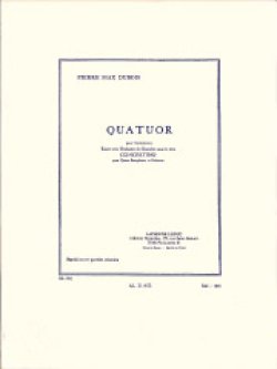 画像1: サックス4重奏楽譜  Quatuor／サクソフォーン4重奏曲  作曲：Pierre-Max Dubois／ピエール=マックス・デュボワ  【2020年8月取扱開始】