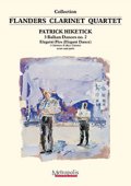 クラリネット4重奏楽譜　3 Balkan Dances no.2 - Elegatni Ples (Elegant Dance)  作曲：Patrick Hiketick(パトリック・ヒケティック)　【2020年8月取扱開始】