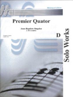 画像1: サックス４重奏楽譜 Premier Quator／サクソフォーン4重奏曲　　作曲：Jean-Baptiste Singeleer／ジャン＝パティスト・サンジュレー  【2020年8月取扱開始】
