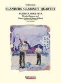 クラリネット4重奏楽譜　3 Latin Dances No. 3 Dansa Latino di Maria del Real　作曲：Patrick Hiketick(パトリック・ヒケティック)　【2020年8月取扱開始】