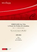 木管3重奏楽譜　　SERENADE for Trio I. Pezzo in Forma di sonatina  作曲：P. I.チャイコフスキー／Peter Ilyich Tchaikovsky  【２０２０年8月取扱開始】
