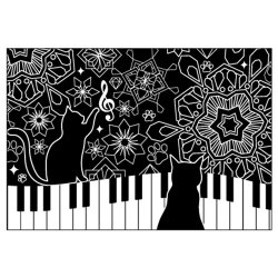 画像5: ピアノグッズ  スクラッチアート (5枚セット+専用ペン付)【2022年8月期間限定販売】