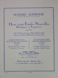 フレンチホルン教材　200の新練習曲　第１巻：７０の非常にやさしい練習曲（200Etudes　Nouvelles：I　70Etudes　Tres　Faciles）作曲／マキシム-アルフォンス（Maxime-Alphonse)
