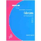 フルート４重奏楽譜　コロラトゥーラ　作曲／八木澤教司（2006年8月29日発売）