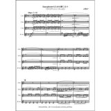 サックス４重奏楽譜　Saxophoneのための輝く日々(ブリリアントシーズンより) 　作曲/編曲 上岡 洋一 （2010年新譜）