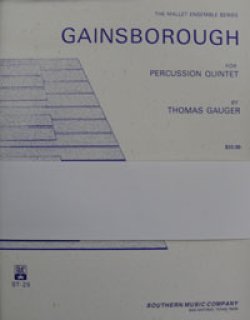 画像1: 打楽器５重奏楽譜　ゲインズボロー（GAINSBOROUGH）　作曲／トーマス・ゴーガー【2023年3月18日改定】