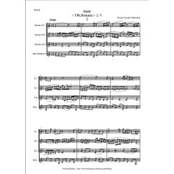 画像1: クラリネット４重奏楽譜　ヘンデル讃 オーボエソナタ第１番 より 　作曲/編曲 ヘンデル/上岡 洋一  　（2010年新譜）