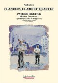 クラリネット４重奏楽譜　３つのバルカンダンス　第１番（3 Balkan Dances no.1 - Igra Sretje）　作曲／ヒケティック（Patrick Hiketick）