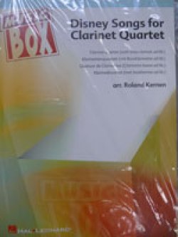 画像1: クラリネット4重奏楽譜　ディズニー・ソングス（Disney　Songs　for　Clarinet　Quartet）　作曲／-　編曲／ケルネン