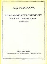 クラリネット教本　音階と運指（Gammes et Ｌes Doigtés, Les sous toutes leurs formes）　作曲／横川晴児（Yokokawa, Seiji）