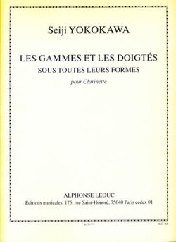 画像1: クラリネット教本　音階と運指（Gammes et Ｌes Doigtés, Les sous toutes leurs formes）　作曲／横川晴児（Yokokawa, Seiji）