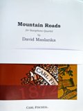 サックス４重奏楽譜　マウンテン・ロード（Mountain　Roads)　作曲／D,マスランカ【2019年３月18日再入荷】