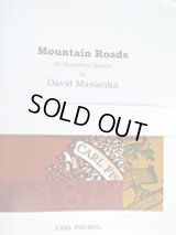 サックス４重奏楽譜　マウンテン・ロード（Mountain　Roads)　作曲／D,マスランカ【2019年３月18日再入荷】