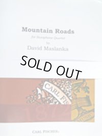 サックス４重奏楽譜　マウンテン・ロード（Mountain　Roads)　作曲／D,マスランカ【2019年３月18日再入荷】