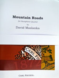 画像1: サックス４重奏楽譜　マウンテン・ロード（Mountain　Roads)　作曲／D,マスランカ【2019年３月18日再入荷】