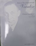 クラリネットソロ楽譜　ヴォカリーズ　作曲/ラフマニノフ，Ｓ．　編曲/Ｃａｍｐｂｅｌｌ