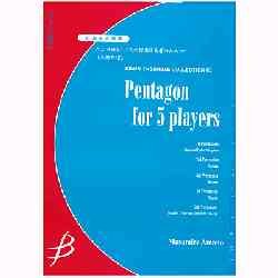 画像1: 打楽器５重奏楽譜　ペンタゴン〜５人の打楽器奏者のための〜　作曲／天野正道