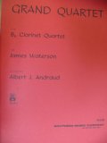 クラリネット４重奏楽譜　大四重奏曲（グランドカルテット）　作曲／ウオーターソン　編曲／−