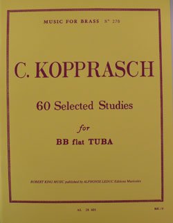 画像1: チューバ教材　６０の練習曲選集（60Selected　Studies）　作曲／Kopprasch,C.(コープラッシュ）