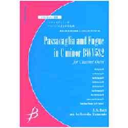 画像1: クラリネット８重奏楽譜　パッサカリアとフーガ　作曲／バッハ（山里佐和子編曲）（2006年8月29日発売）