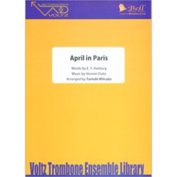 画像1: トロンボーン４重奏楽譜　April In Paris（パリの四月）