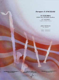 画像1: クラリネット教本　２１のやさしい練習曲（続・２０のやさしい練習曲）（21Etudes）　作曲/ランスロ，Ｊ．（Lancelot,J.)