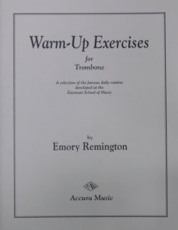 画像1: トロンボーン教材　ウオームアップ（Warm-UP　Exercises)　作曲／レミントン（Remington,E.)