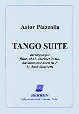 木管5重奏楽譜　タンゴ組曲（Tango Suite）　作曲／ピアソラ　編曲／Jack Sharretts