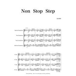 画像1: サックス４重奏楽譜　Non Stop Step 　作曲者／前田　恵実 