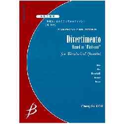画像1: 木管５重奏楽譜　「茶摘み」によるディヴェルティメント　　作編曲者／高　昌帥