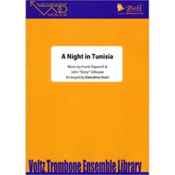 画像1: トロンボーン４重奏楽譜　Night in Tunisia（チュニジアの夜）