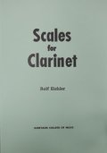 クラリネット教材　クラリネットのためのスケール（Scale　for　Clarinet）　作曲/アイヒラー（Eichler）