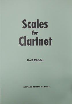 画像1: クラリネット教材　クラリネットのためのスケール（Scale　for　Clarinet）　作曲/アイヒラー（Eichler）