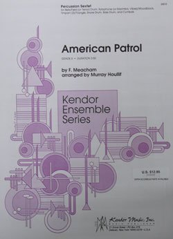 画像1: 打楽器６重奏楽譜　アメリカン・パトロール（AMERICAN　PATROL）　作曲／F,ミーチャム編曲／M,ホウリフ