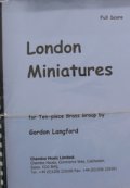 金管アンサンブル楽譜　10重奏　ロンドンの小景　ラングフォード作曲