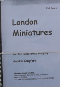 画像1: 金管アンサンブル楽譜　10重奏　ロンドンの小景　ラングフォード作曲