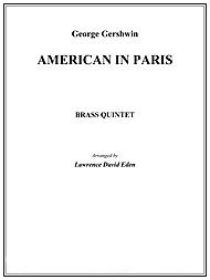 金管5重奏版　パリのアメリカ人　入荷しました！