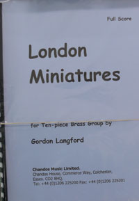 金管アンサンブル楽譜＆CD　「ロンドンの小景」ラングフォード作曲　入荷！！