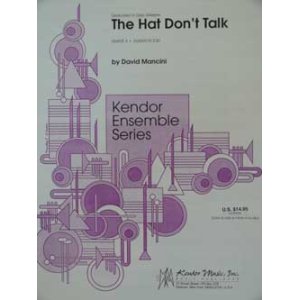 画像: ボディパーカッション４重奏楽譜　ザ・ハット・ドント・トーク（The　Hat　Don't　Talk)　作曲／Ｍ，ホウリフ