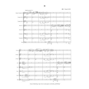 画像: 金管8重奏楽譜　ペールギュント　第一組曲  　グリーグ/高 昌帥   （2008年新譜）