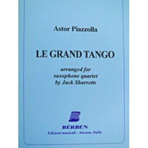 画像: サックス４重奏楽譜　グランタンゴ（Le　Grand Tango）　作曲／ピアソラ　編曲／J.Sharretts