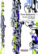 画像: クラリネット2重奏楽譜　Time Sequence（クラリネットとバスクラリネット） 作曲：大前　哲