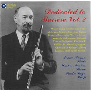 画像: CD　バレールに捧ぐ・・・Vol. 2／Dedicated to Barrere, Vol.2／リオーン・バイシー【フルート】（2012年4月中旬発売）